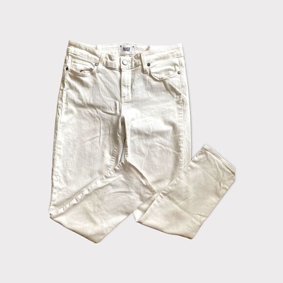 Paige Jeans | EUC Women’s Kylie Crop White Size 29 Retail $168 - Picture 1 of 3